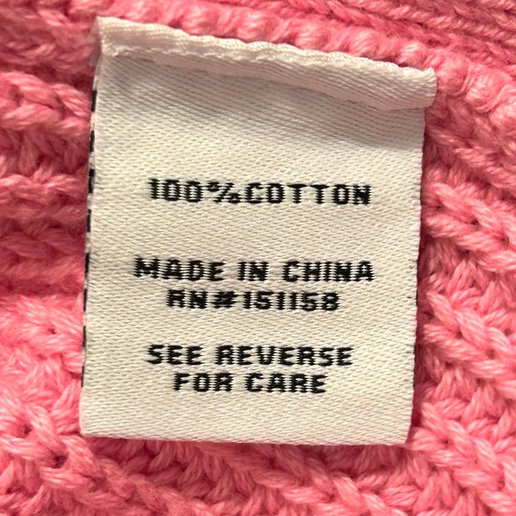 525 America Pink Sleeveless Sweater - Picture 5 of 6